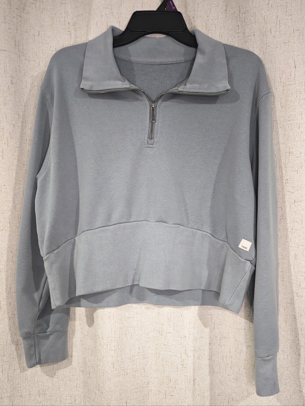 Vuori Sedona Quarter Zip Cotton French Terry Pullover Sweatshirt Size Small